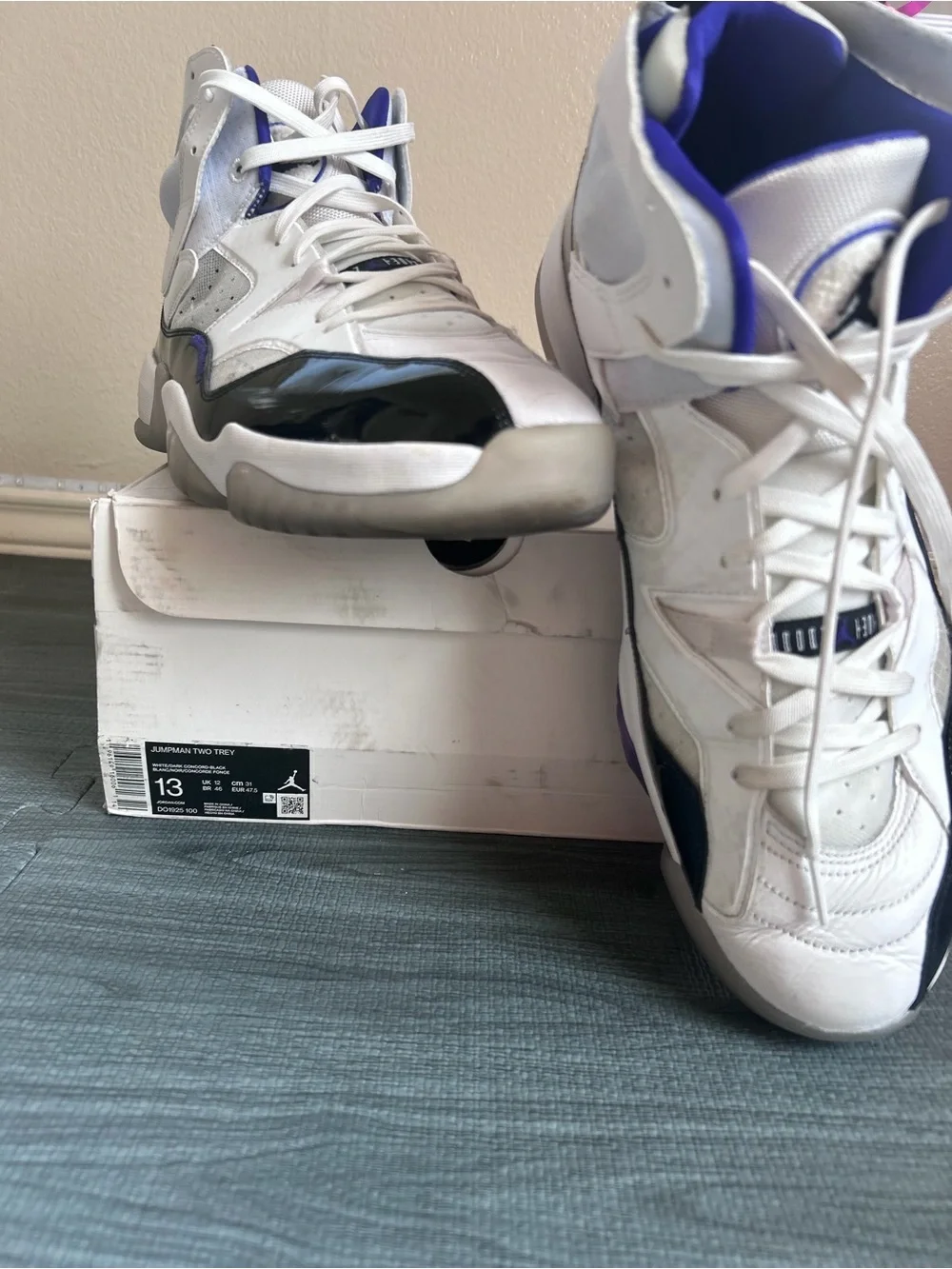 Jordan wear scuffs